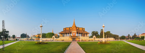 Panorama of the Moonlight Pavilion, Phnom Penh, Cambodia