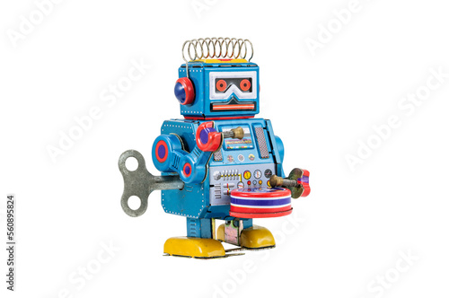 Retro robot toys