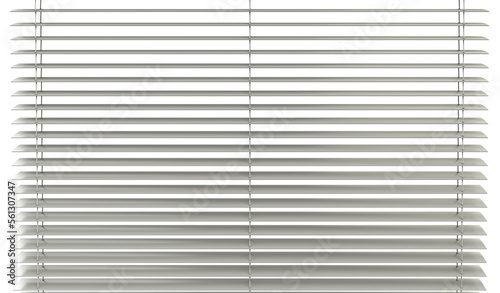PNG White Window Blinds 3D Render