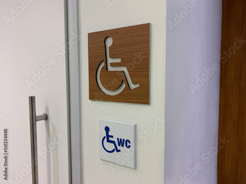 disabled access WS toilet sign