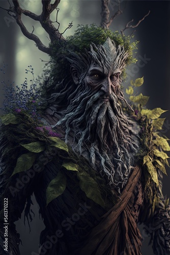 Forest druid (AI assisted)