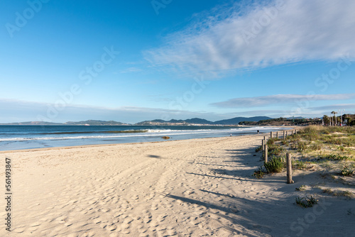 Playa de Samil, en Vigo (Galicia, España)