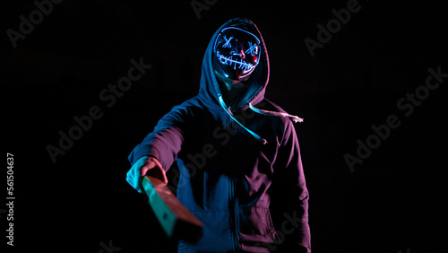 the purge horror led mask