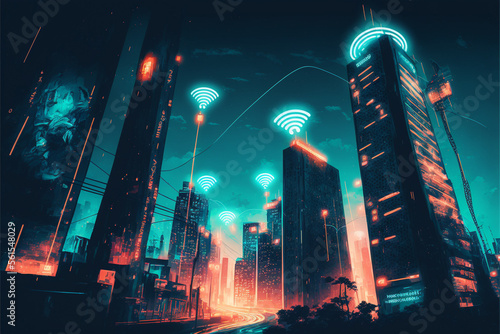wireless communication networks play a crucial role in connecting various industries such as transportation, manufacturing and energy are all interconnected through a seamless network generative AI