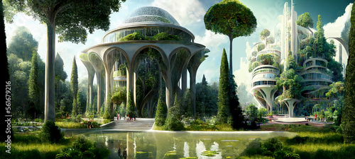 Utopian City Buildings
