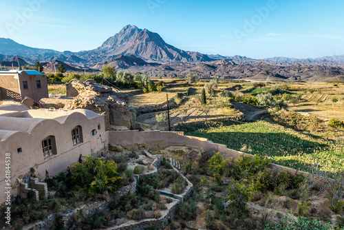 View from Kharanaq historic town in Yazd Province, Iran