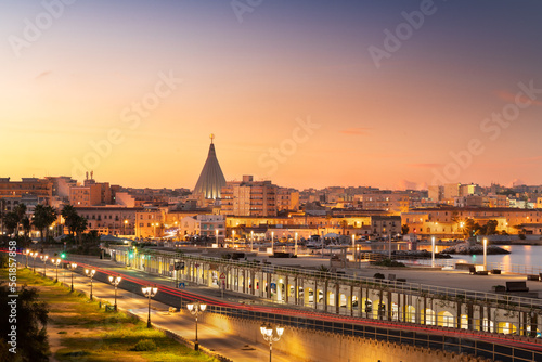 Syracuse, Sicily, Italy Town Skyline