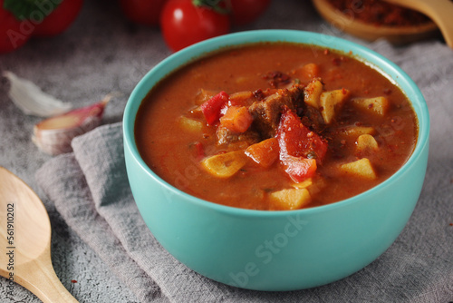 Traditional Hungarian meat stew - Goulash