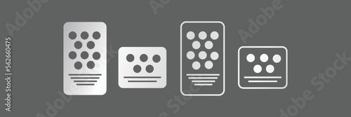Car gas and brake pedal UI vector icons. Car pedal icons are designed in filled, outline, line, and stroke styles. Vector illustration can be used for web, mobile, UI car games