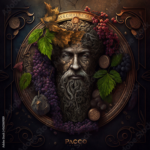 Paco god of wine, generative ai