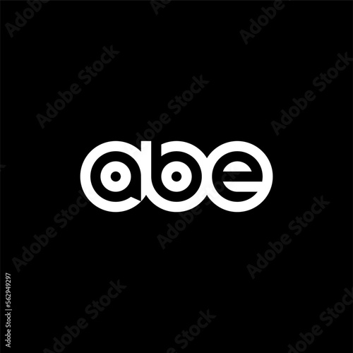 ABE Letter Initial Logo Design Template Vector Illustration