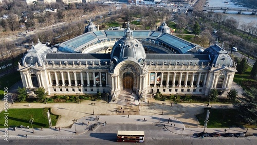Drone photo Petit Palais Paris France
