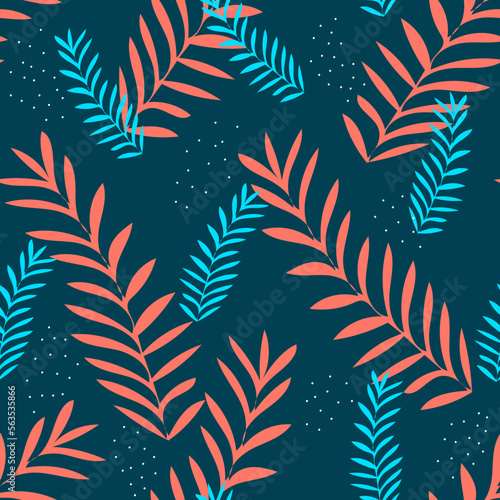 Hawaiian Aloha Shirt seamless background pattern,dark illustration for textile,fashion design,summer accessories,home interior decoration,spring floral wallpaper,cover design,botanical print.