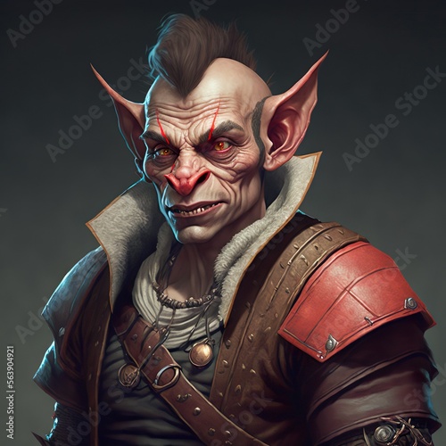 Portrait of a goblin thief