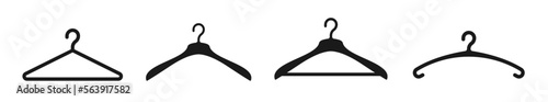 Hanger icon set. Vector illustration