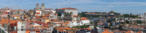 Porto (Portugal) city view of the old town