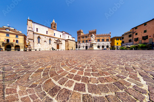 Auf der Piazza Dante in Grosseto