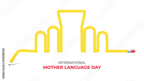 21st February international mother language day social media post design