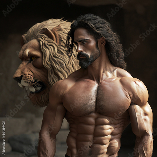 Hercules and Lion