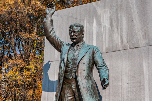 Theodore Roosevelt Monument, Roosevelt Island, Washington DC USA, Washington, District of Columbia