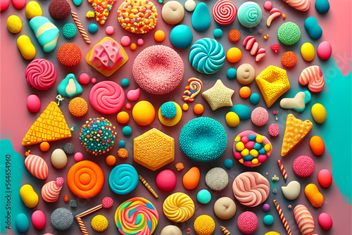 süßigkeiten, illustration, 