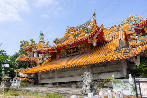 Jiji Wuchang Temple Earthquake Museum in Nantou of Taiwan