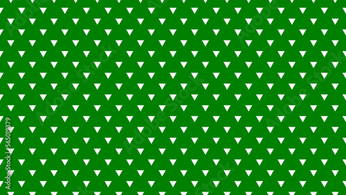 white colour triangles pattern over green useful as a background