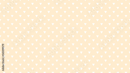 white colour triangles pattern over blanched almond brown useful as a background