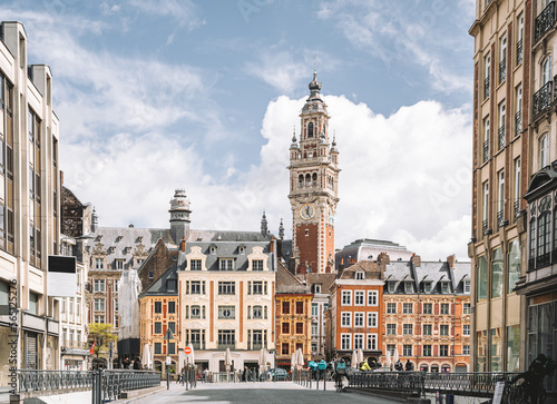 View on the Grand Place of Lille Flanders France Generalle de Gaulle