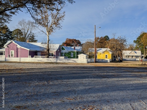 Kinston NC - colorful houses