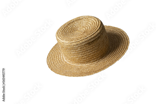 Straw hat. Isolate. PNG