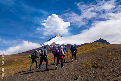 Cotopaxi in eruption