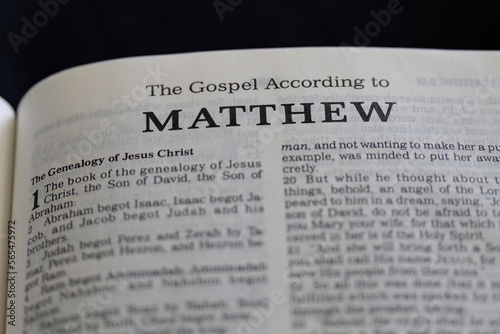 title page from the book of Matthew in the bible for faith, christian, hebrew, israelite, history, religion