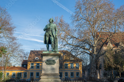Gotthold Ephraim Lessing Statue by Ernst Rietschel, 1853 - Braunschweig, Lower Saxony, Germany