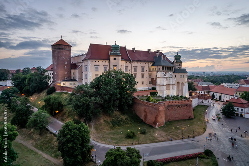 Wawel Royal Castle - Krakow, Poland. 