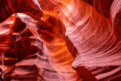 antelope canyon near page - abstract background 