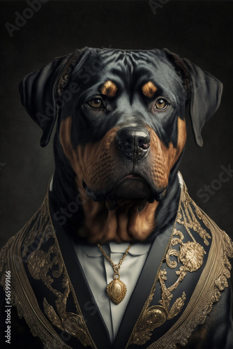 Rottweiler portrait 