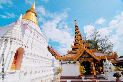 Buddhist Wat Phra That Luang temple in Lampang, Thailand