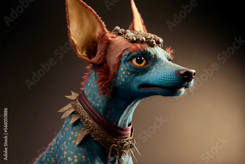 a dog mix with a dragon Fantasy Animal 
