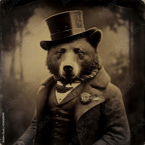 Portrait de l'ours le plus classe du monde