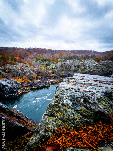view from autumn hike along Potomac river