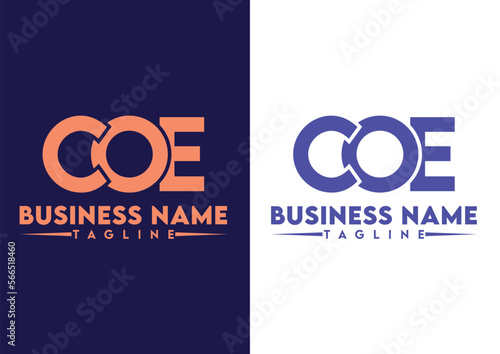 Letter CO logo design vector template, CO logo