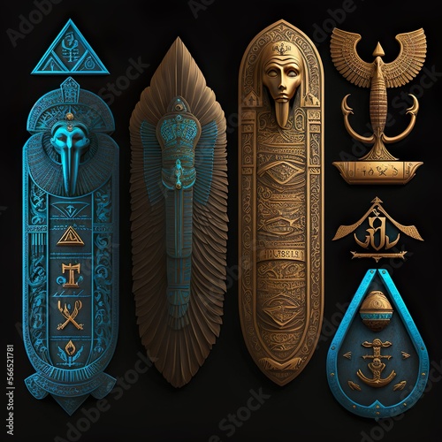 Egyptian cartouche symbol 