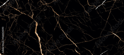 black Portoro marble with golden veins. Black golden natural texture of marbl. abstract black, white, gold and yellow marbel. hi gloss texture of marble stone for digital wall tiles design.