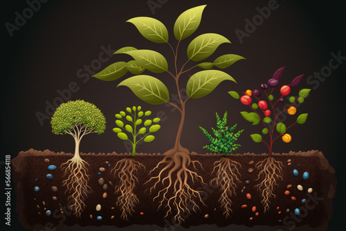 Digital mineral nutrients and fertilization their importance in plant life. Loamy soils are abundant, which causes seedlings to flourish. Generative AI