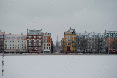 Snow, The lakes, Copenhagen