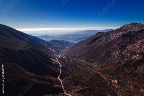 serra da estrala montain road