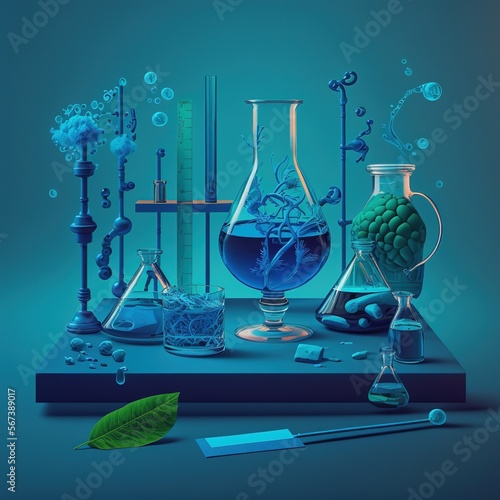 chemistry lab, generative AI 