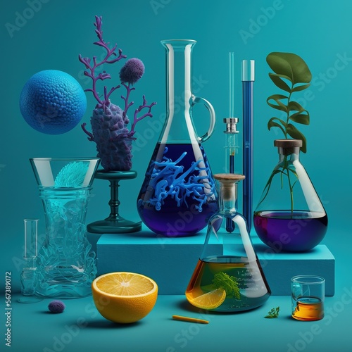 chemistry lab, generative AI 