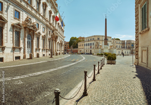 Quirinal Palace. Palazzo del Quirinale. Residence for thirty popes, four kings of Italy and twelve presidents of the Italian Republic.